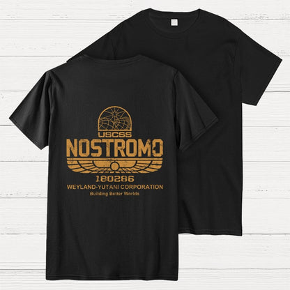 Mystery Ship Front And Back Printing Geek T-Shirt