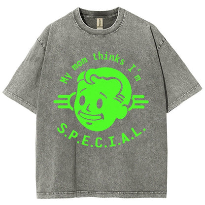 My Mom Thinks I'm S.U.P.E.R. Vintage Distressed T-shirt