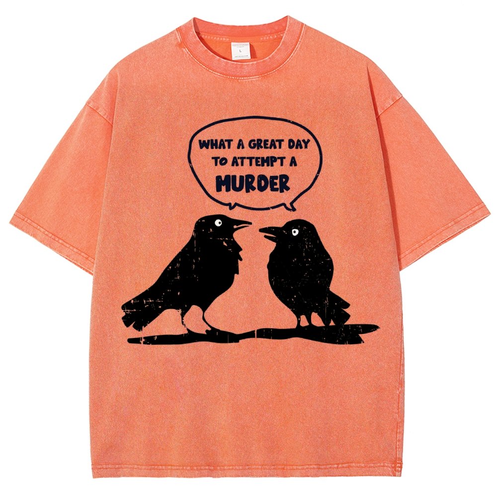 Attempted Murder Vintage Distressed T-shirt