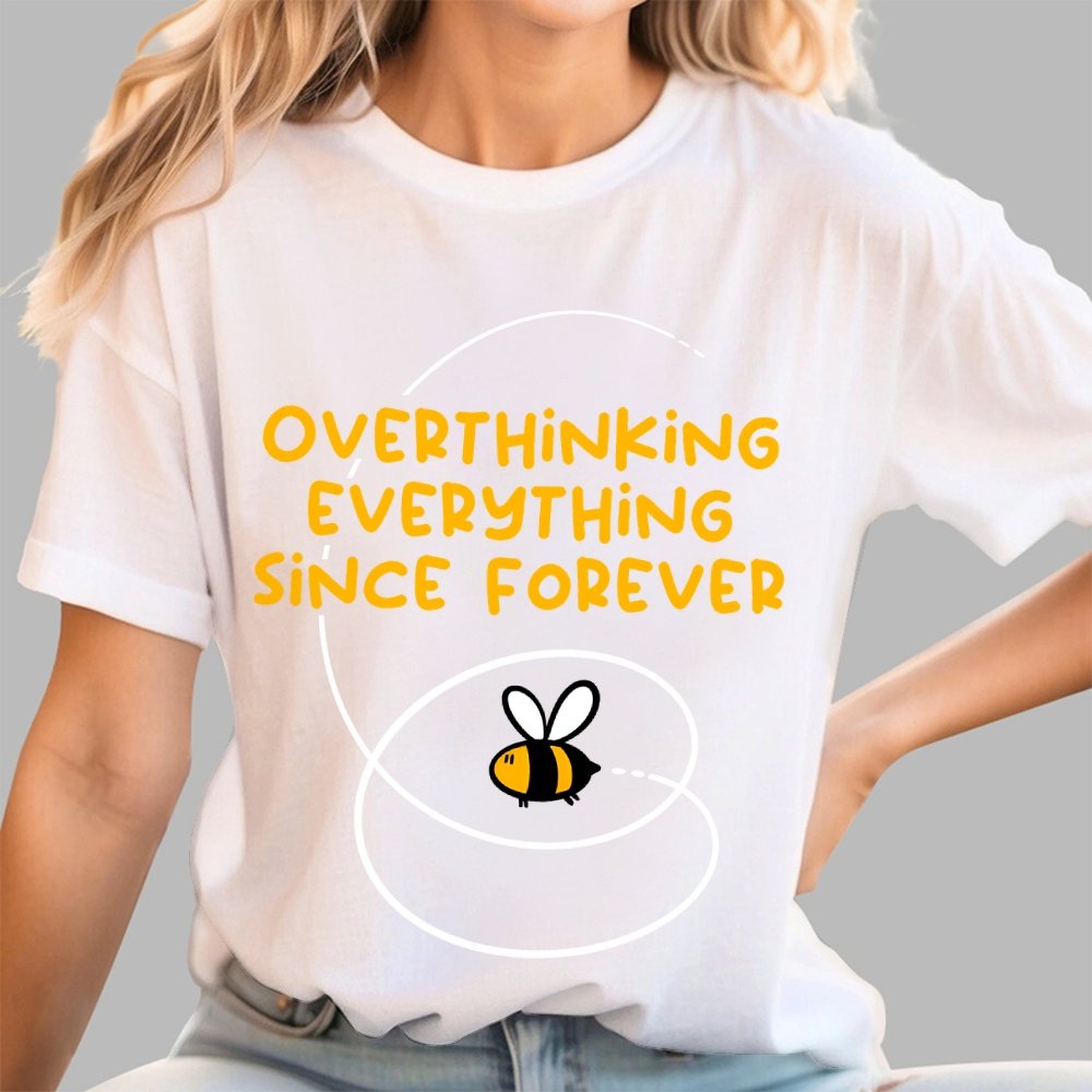 Overthinker Bee Geek T-Shirt