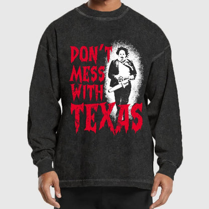 Don't Mess With Texas Washed Long Sleeve Tee