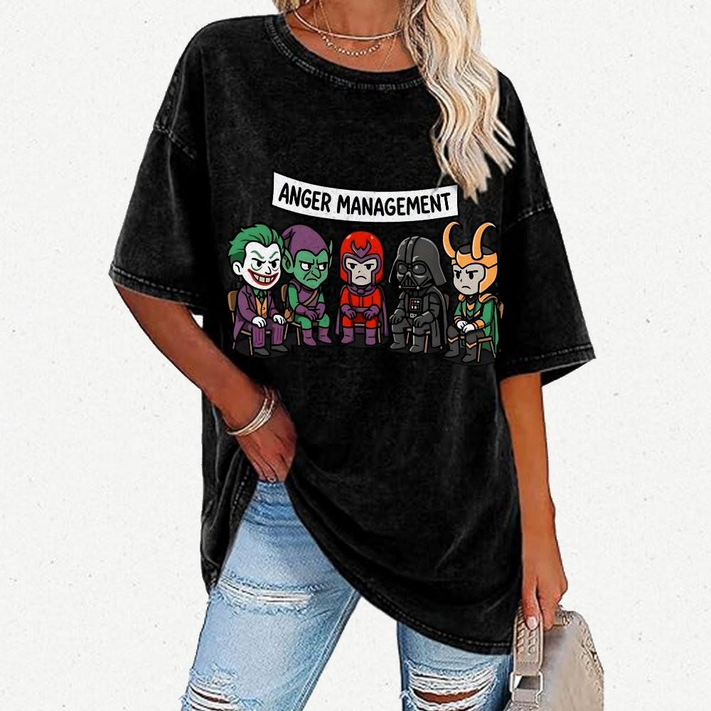 Anger Management Vintage Distressed T-shirt