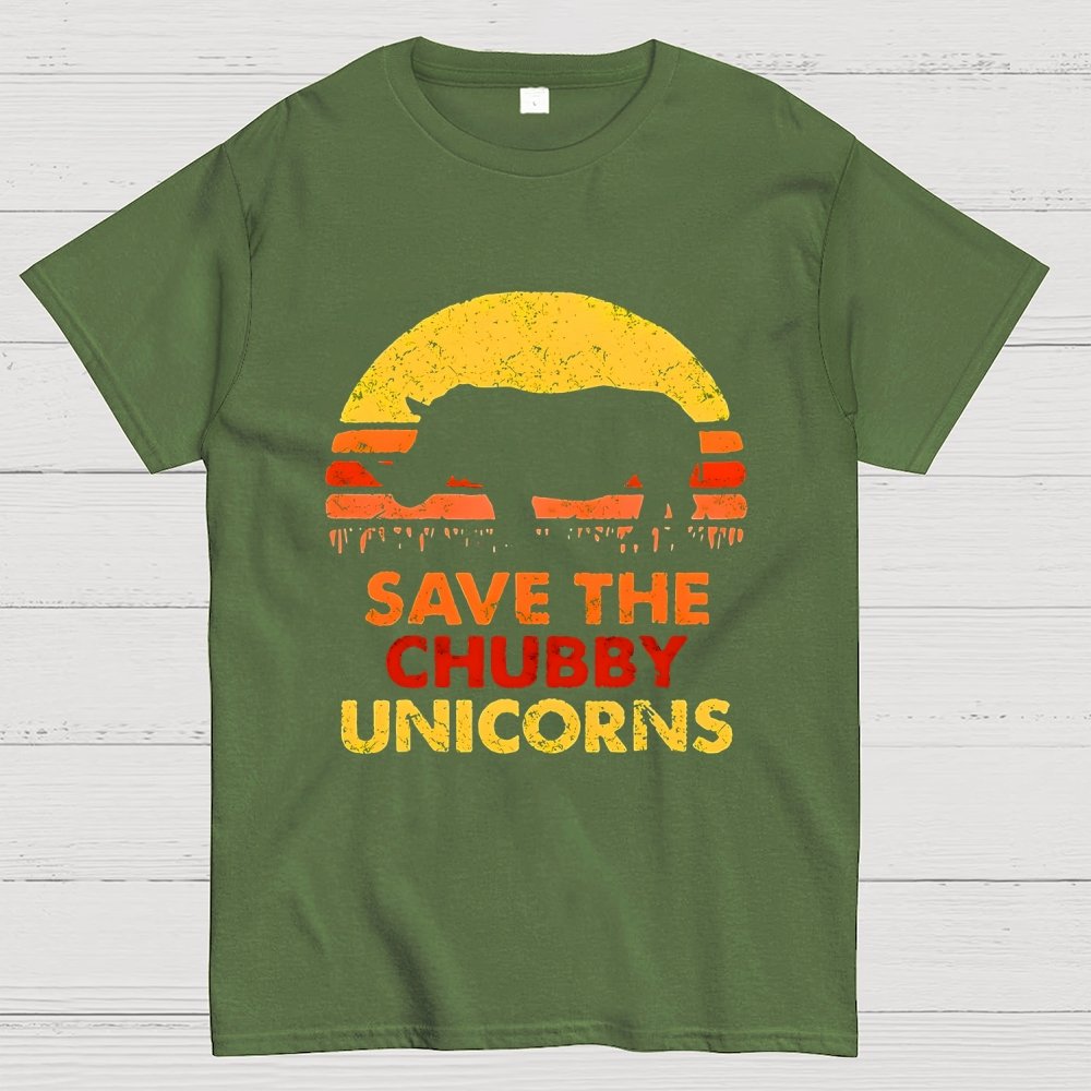 Save The Chubby Unicorns Geek T-Shirt