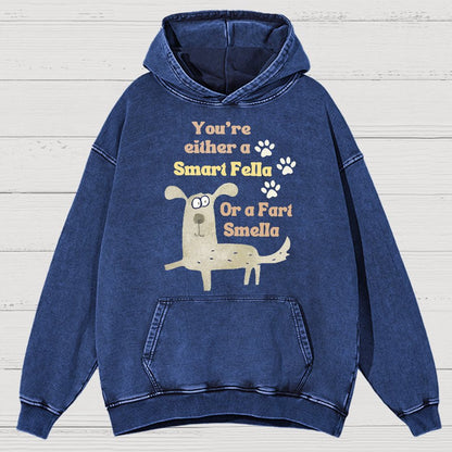 Funny Dog Puns Vintage Distressed Hoodie