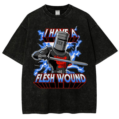 I Have A Flesh Wound Vintage Distressed T-shirt