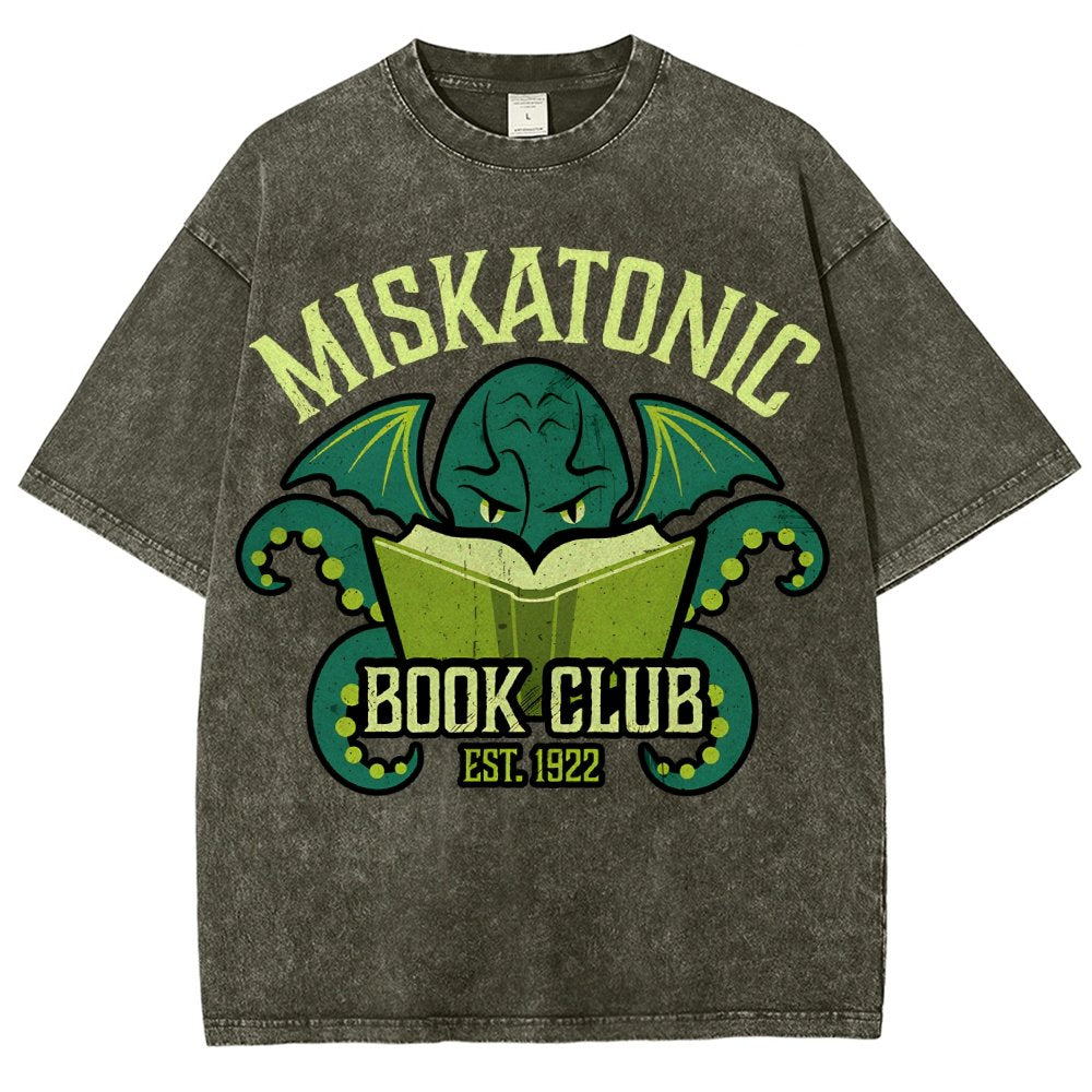 Mystic Book Club Vintage Distressed T-shirt