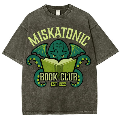 Mystic Book Club Vintage Distressed T-shirt