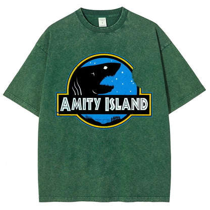 Seaside Town Vintage Distressed T-shirt