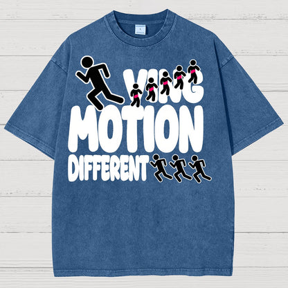 Ving Motion Different Funny Vintage Distressed T-shirt