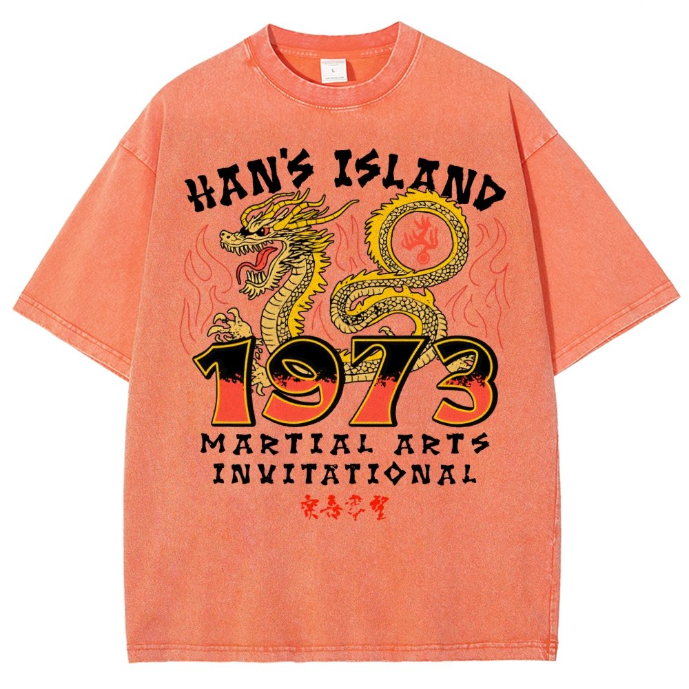 Sun's Island Martial Arts Invitational 1973 Vintage Distressed T-shirt