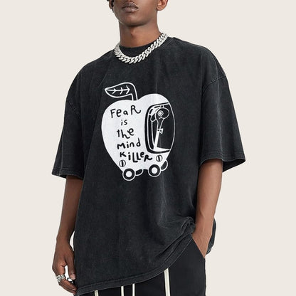 Fear Is The Mind Killer Vintage Distressed T-shirt