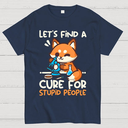 Fox Cure For Stupid People Geek T-Shirt