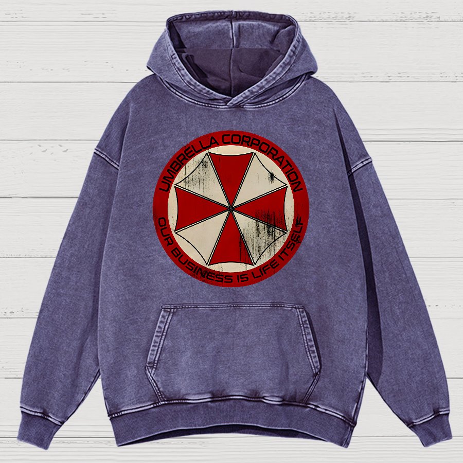 Our Business is Life Itself Vintage Distressed Hoodie