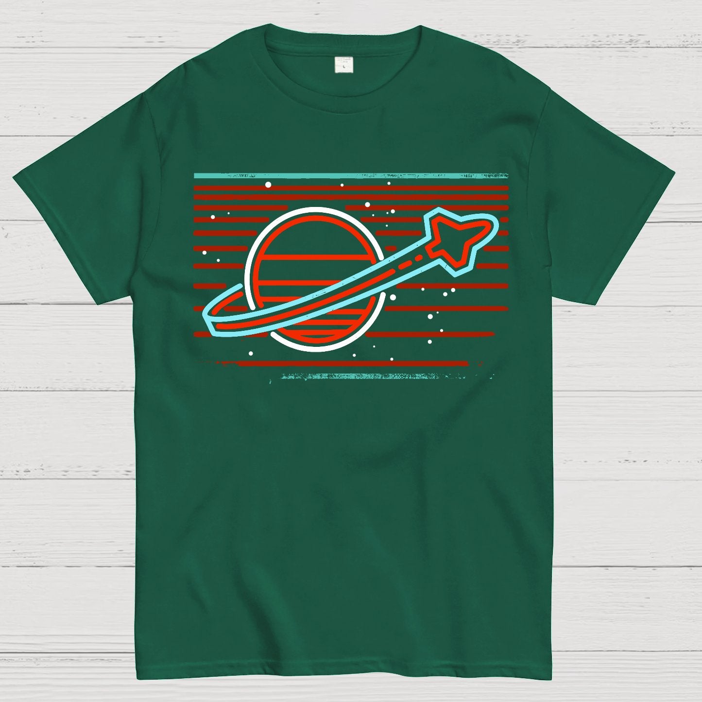 Retro Space Launch Geek T-Shirt