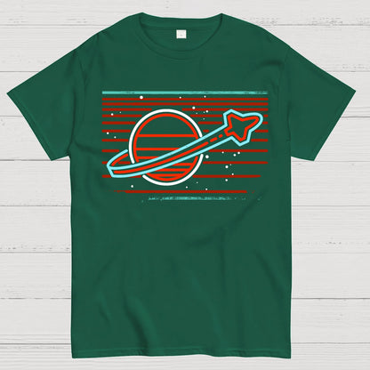 Retro Space Launch Geek T-Shirt