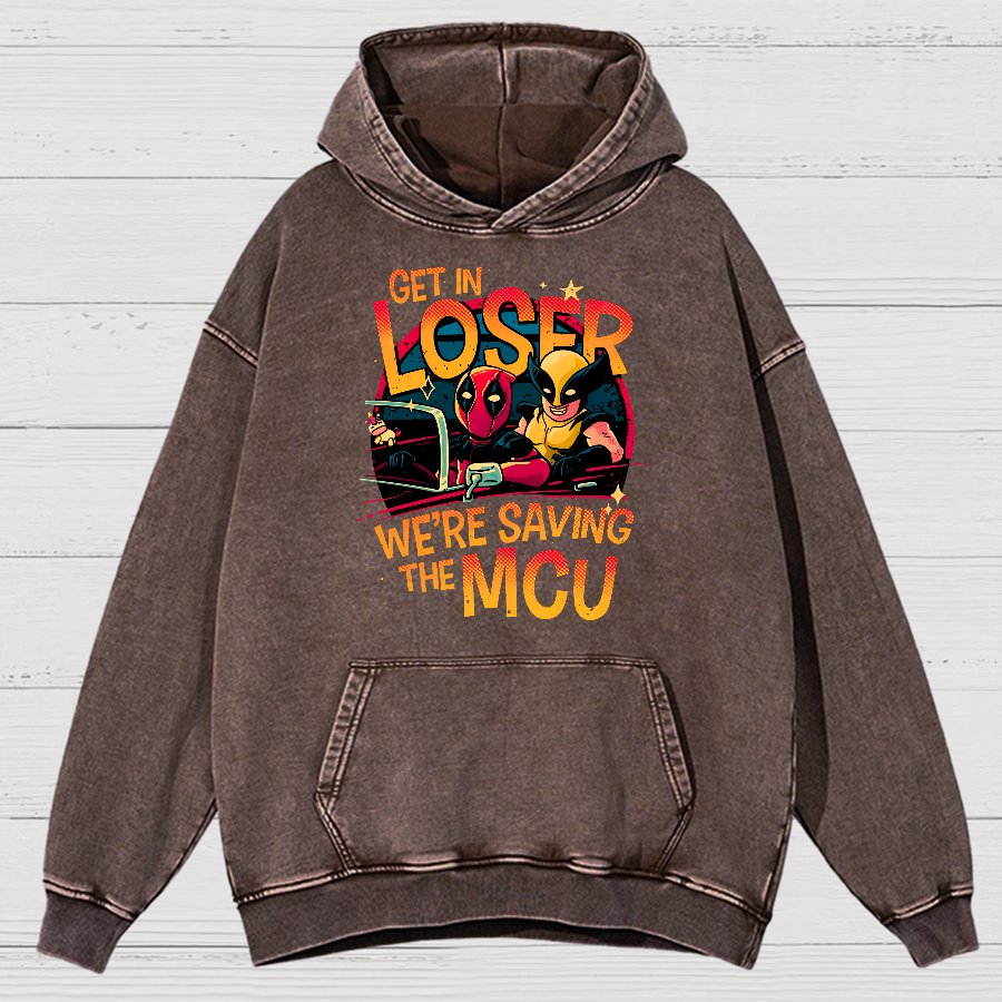 Saving The Universe Vintage Distressed Hoodie