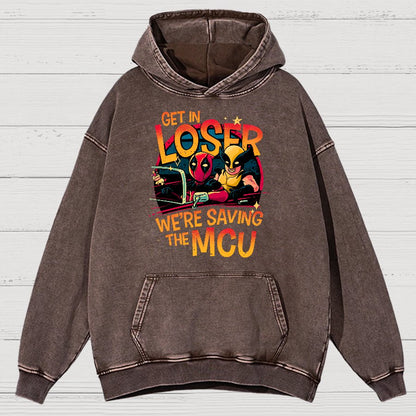 Saving The Universe Vintage Distressed Hoodie