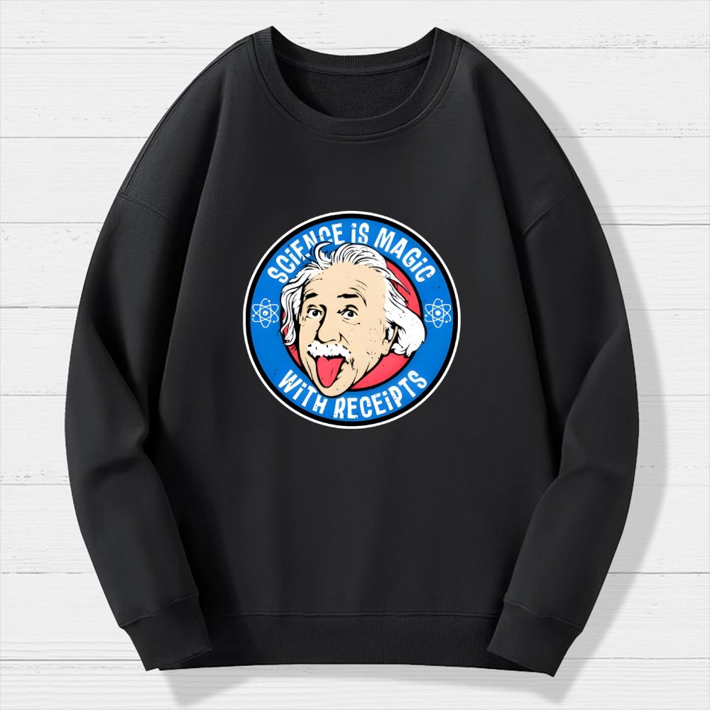 Science Is Magic Geek Cotton Sweatshirt
