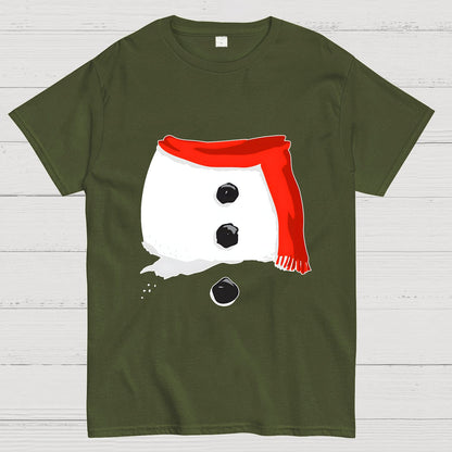 Snowman Christmas Geek T-Shirt