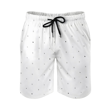 Mouse White Geek Shorts
