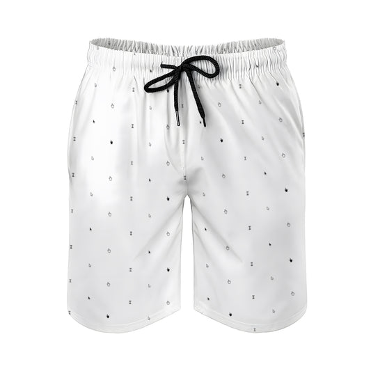 Mouse White Geek Shorts