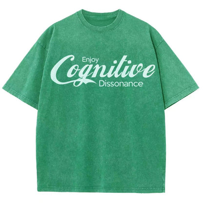 Enjoy Cognitive Dissonance Vintage Distressed T-shirt