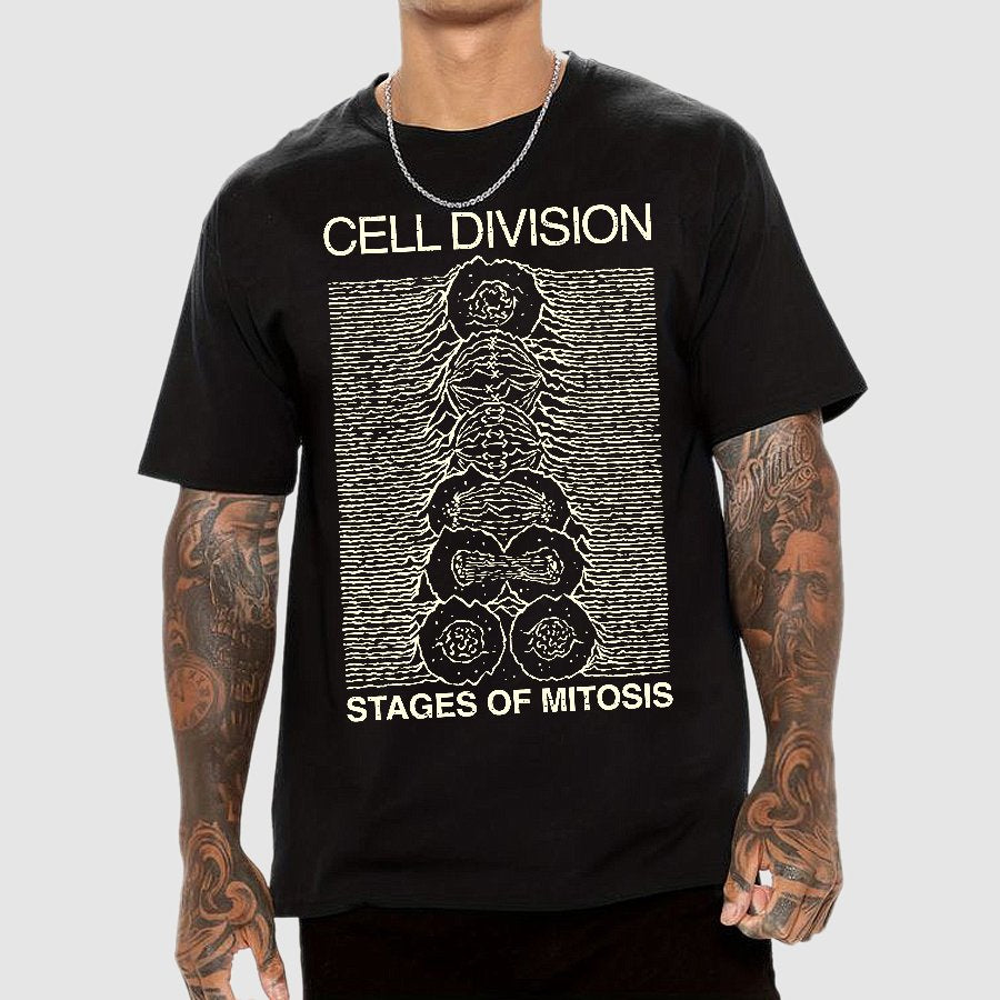 Cell Division- Stages Of Mitosis Geek T-Shirt
