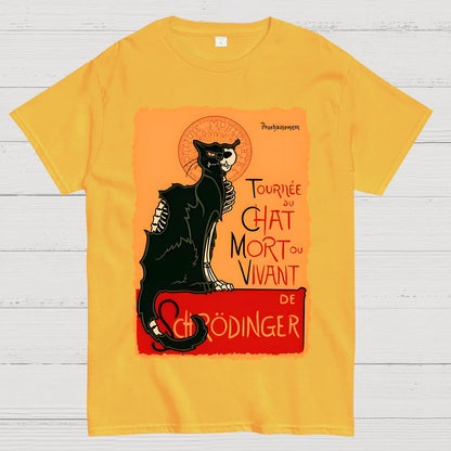 Le chat noir de Schrödinger Geek T-Shirt