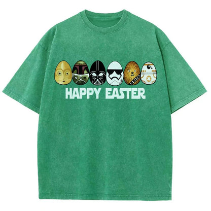 Easter Egg Hunting Party Happy Easter 2025 Vintage Distressed T-shirt