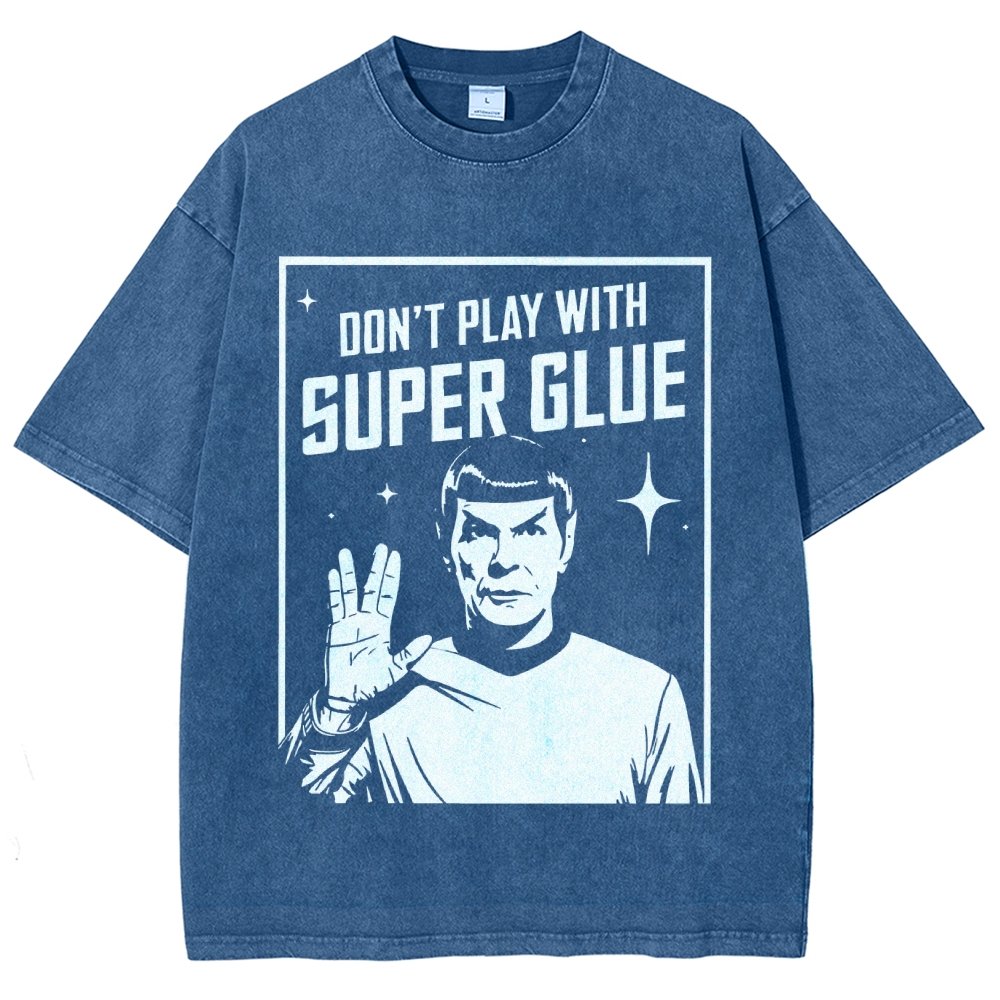 Don't Play With Superglue Vintage Distressed T-shirt