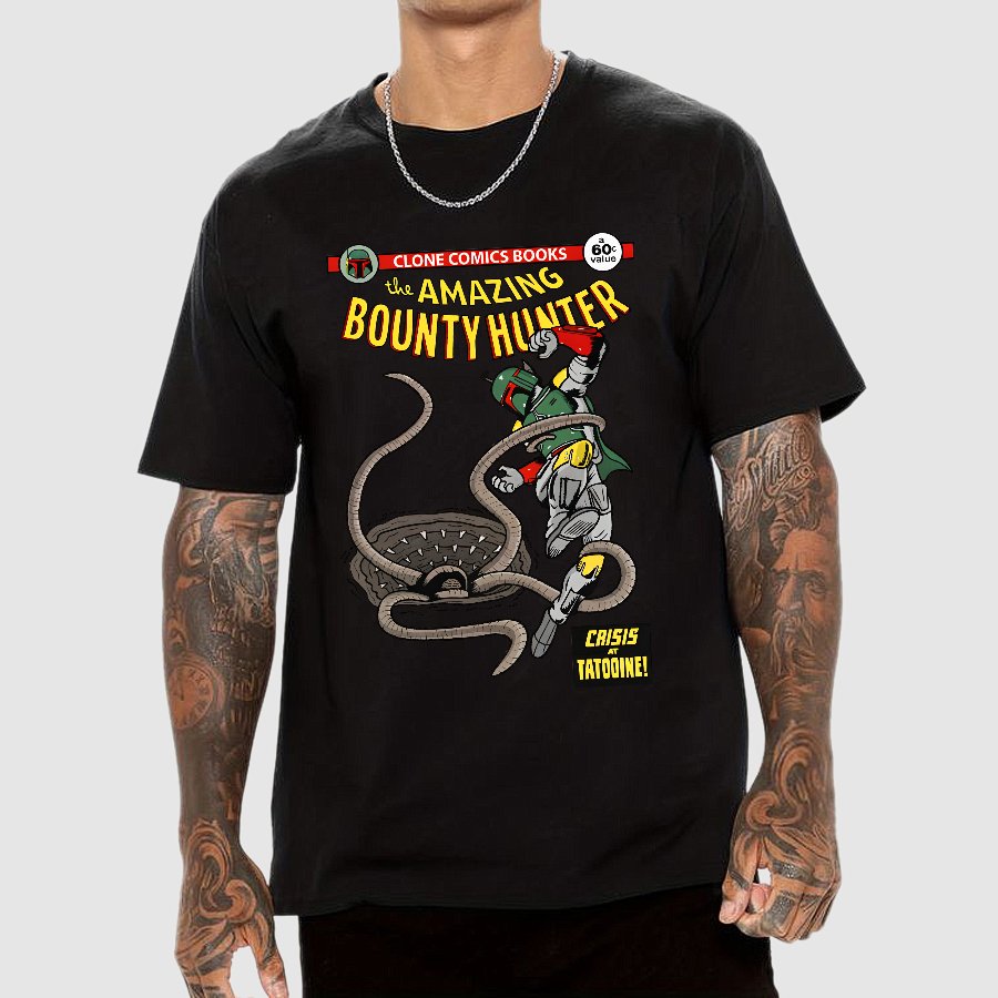 Desert Monsters and Hunters Geeky T-Shirt