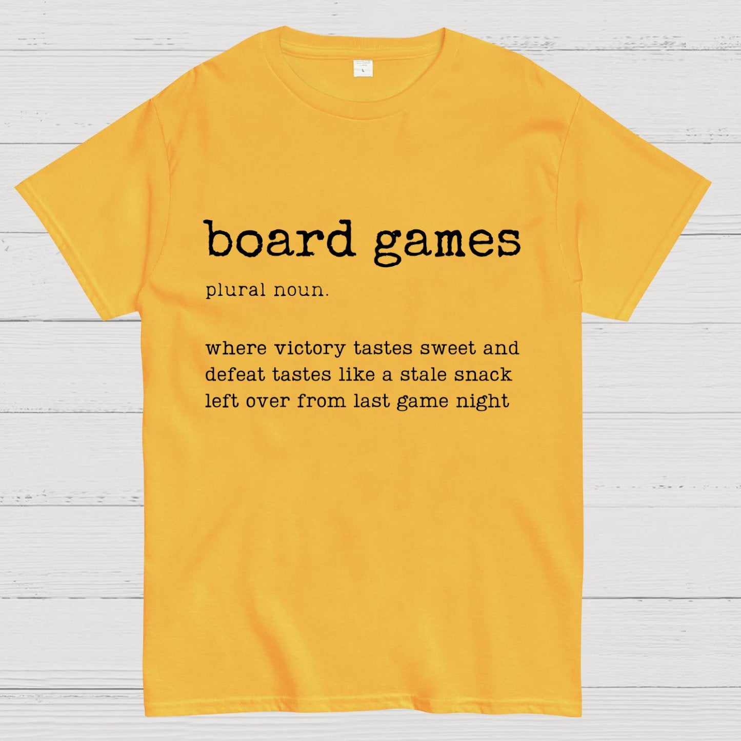 Board Games Definition Geeky T-Shirt