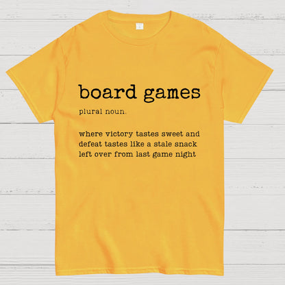 Board Games Definition Geeky T-Shirt
