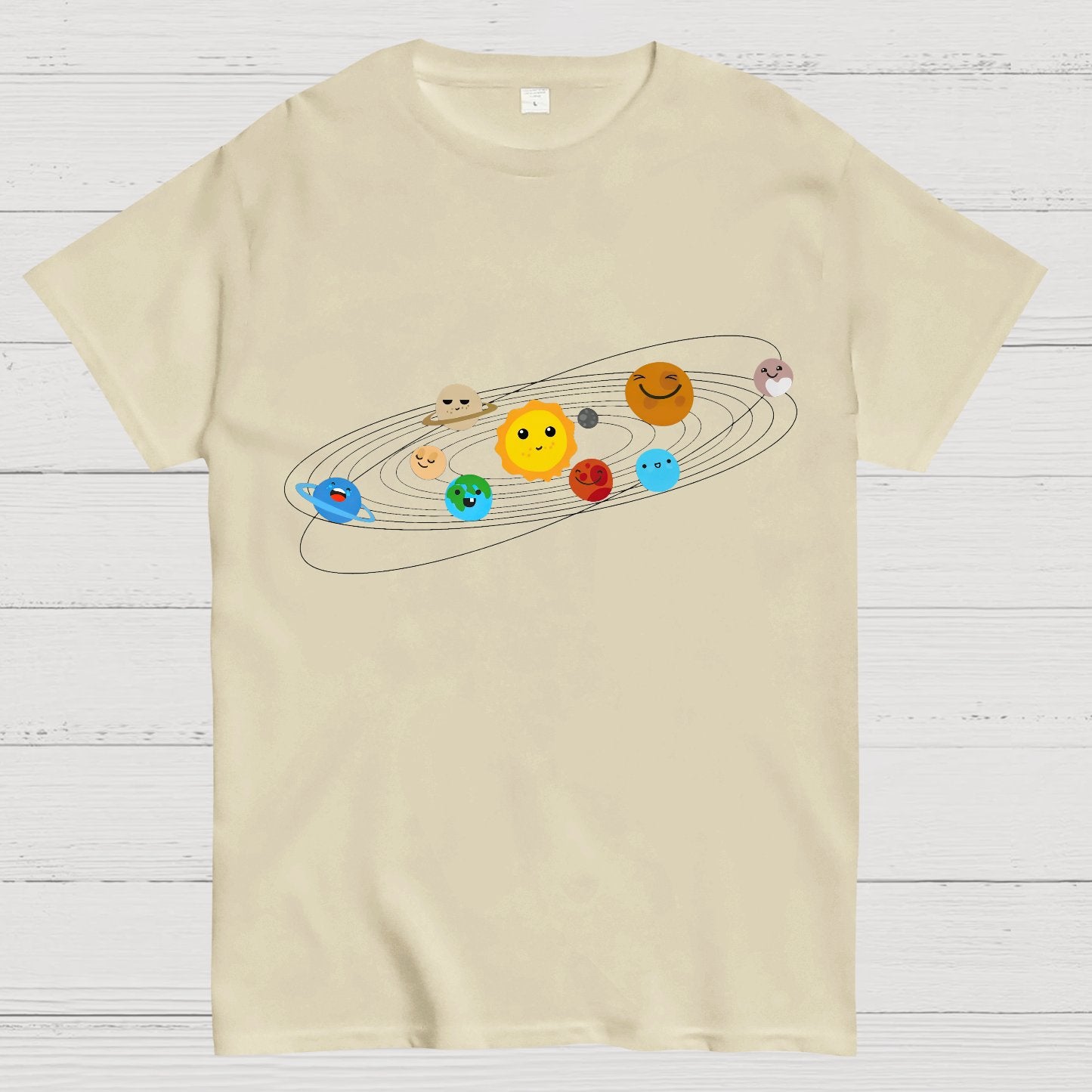 Solar System Nerdy T-Shirt