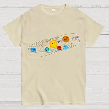 Solar System Nerdy T-Shirt