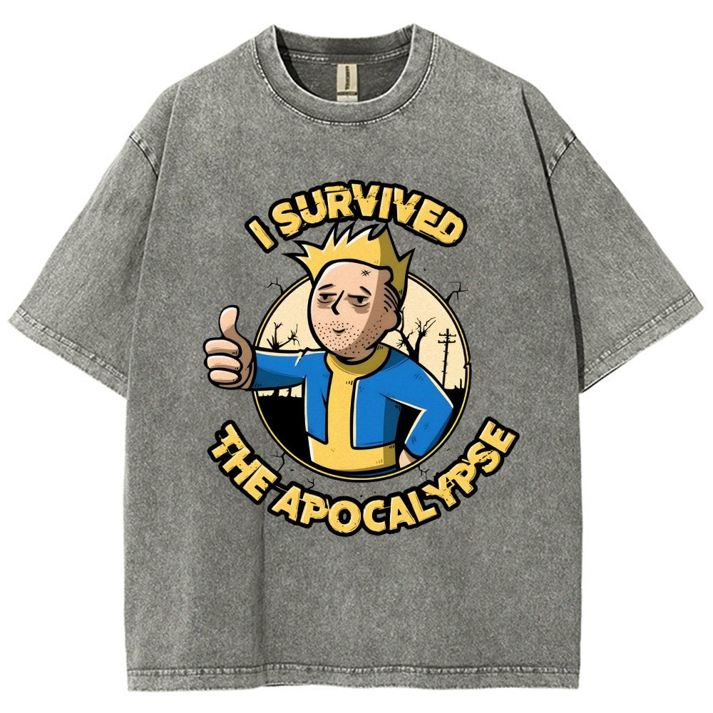 I Survived Vintage Distressed T-shirt