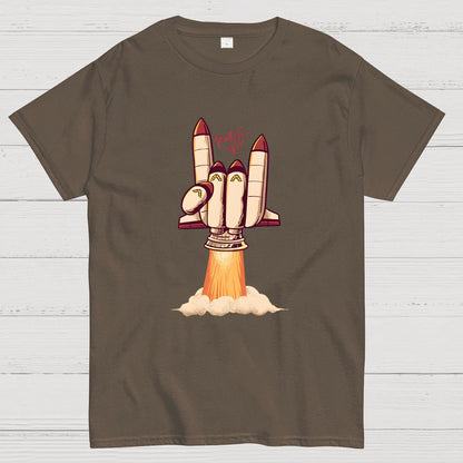 Rock On Rocket  Geeky T-Shirt