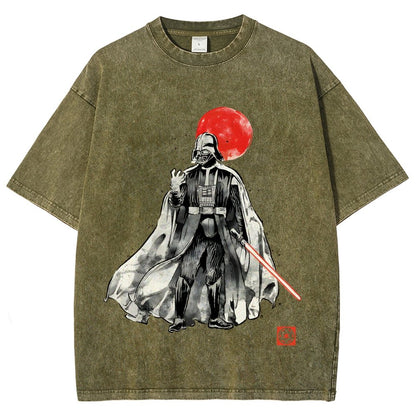 Dark Lord Sumi-E Vintage Distressed T-shirt