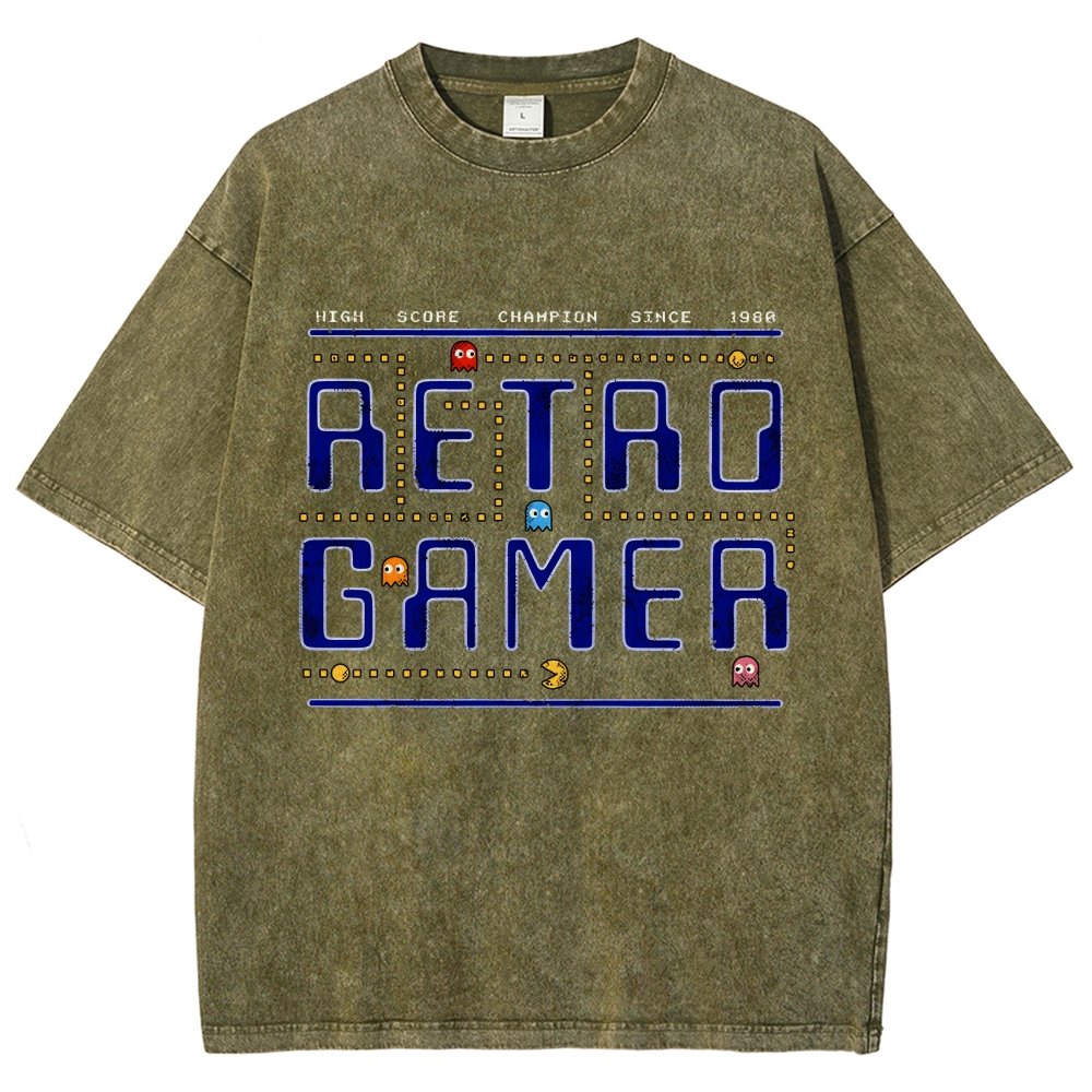 Retro Gamer Vintage Distressed T-shirt
