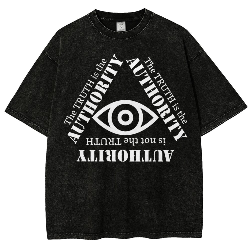 Truth Is The Authority Vintage Distressed T-shirt