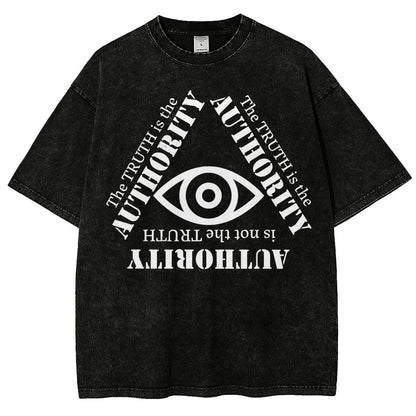 Truth Is The Authority Vintage Distressed T-shirt