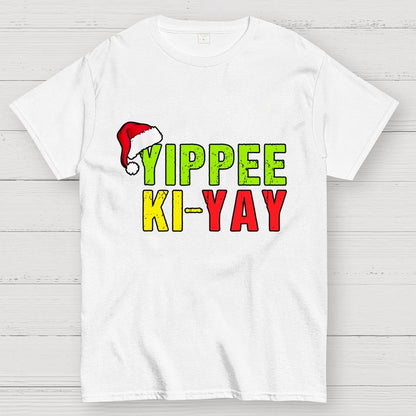 Yippee-Ki-Yay Funny Christmas Geek T-Shirt