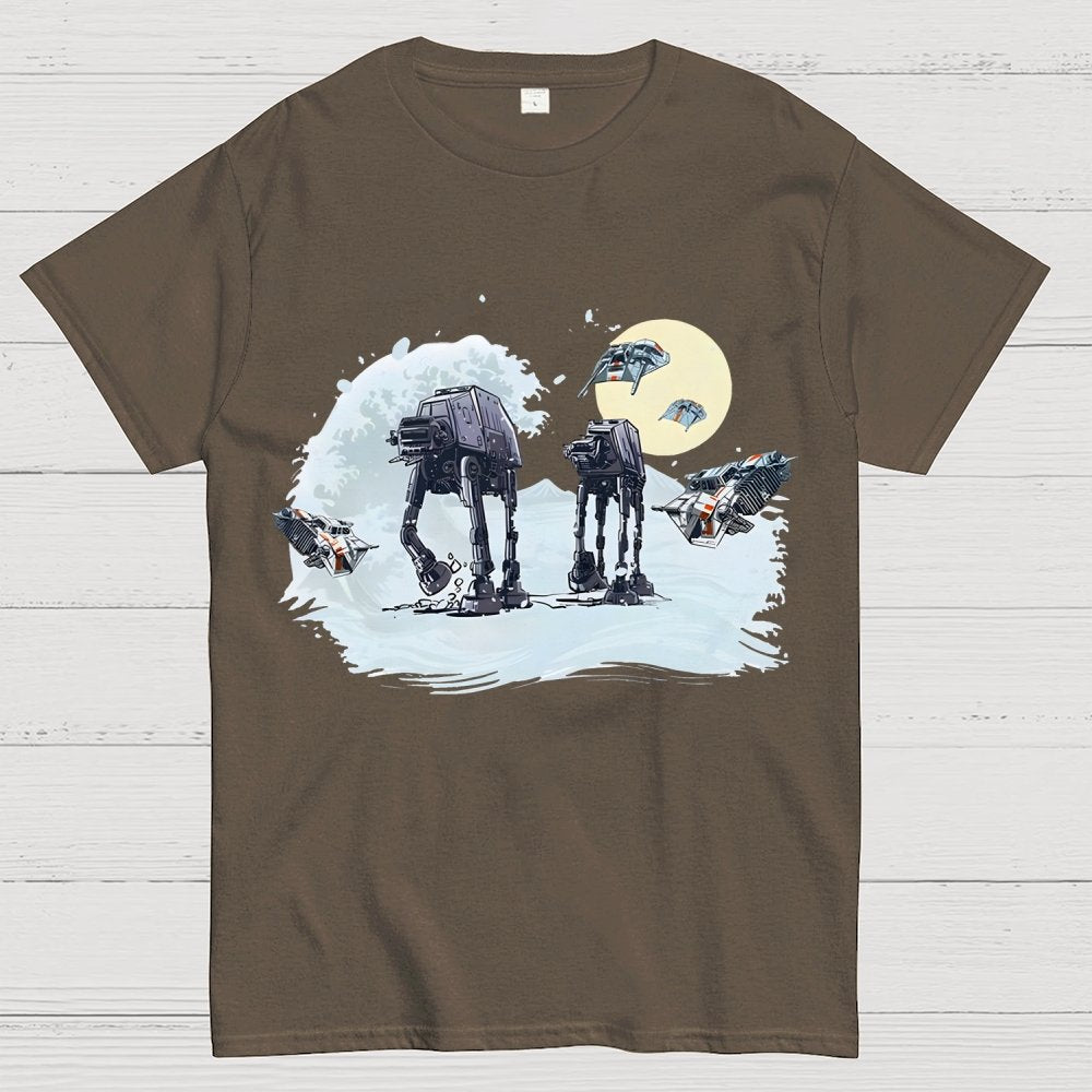 The Great Wave of Snow Unisex Geek T-Shirt