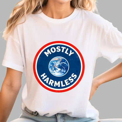 Mostly Harmless Art Print Geek T-Shirt