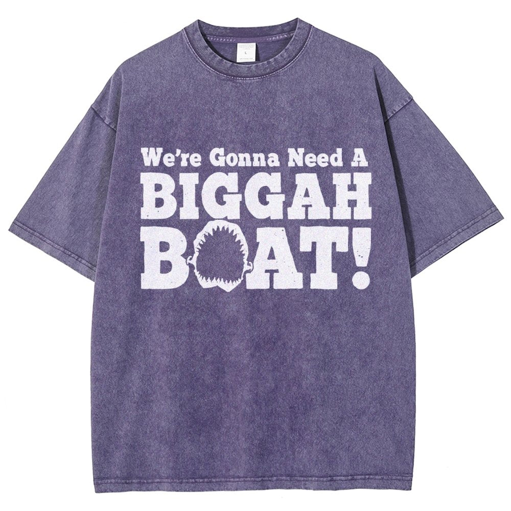 We're Gonna Need A Bigger Boat！Vintage Distressed T-shirt