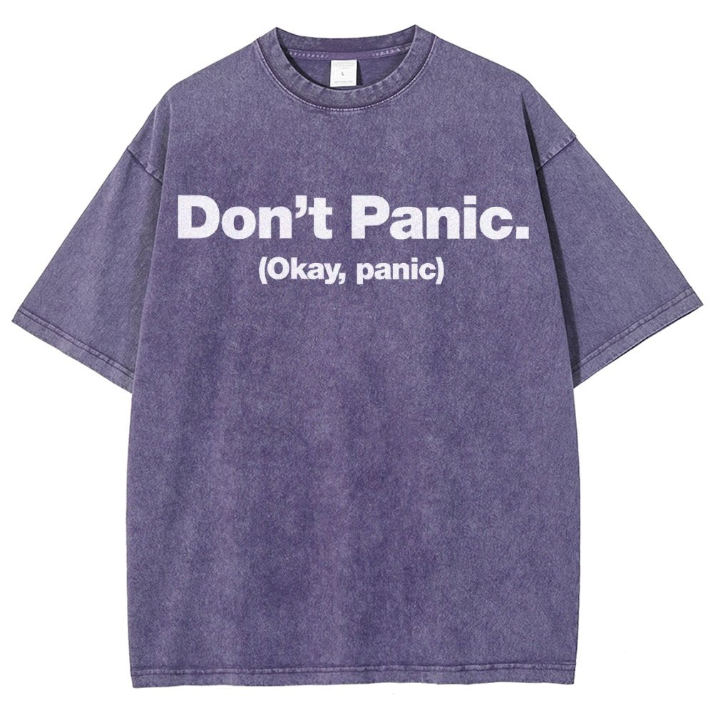 Okay Panic Vintage Distressed T-shirt