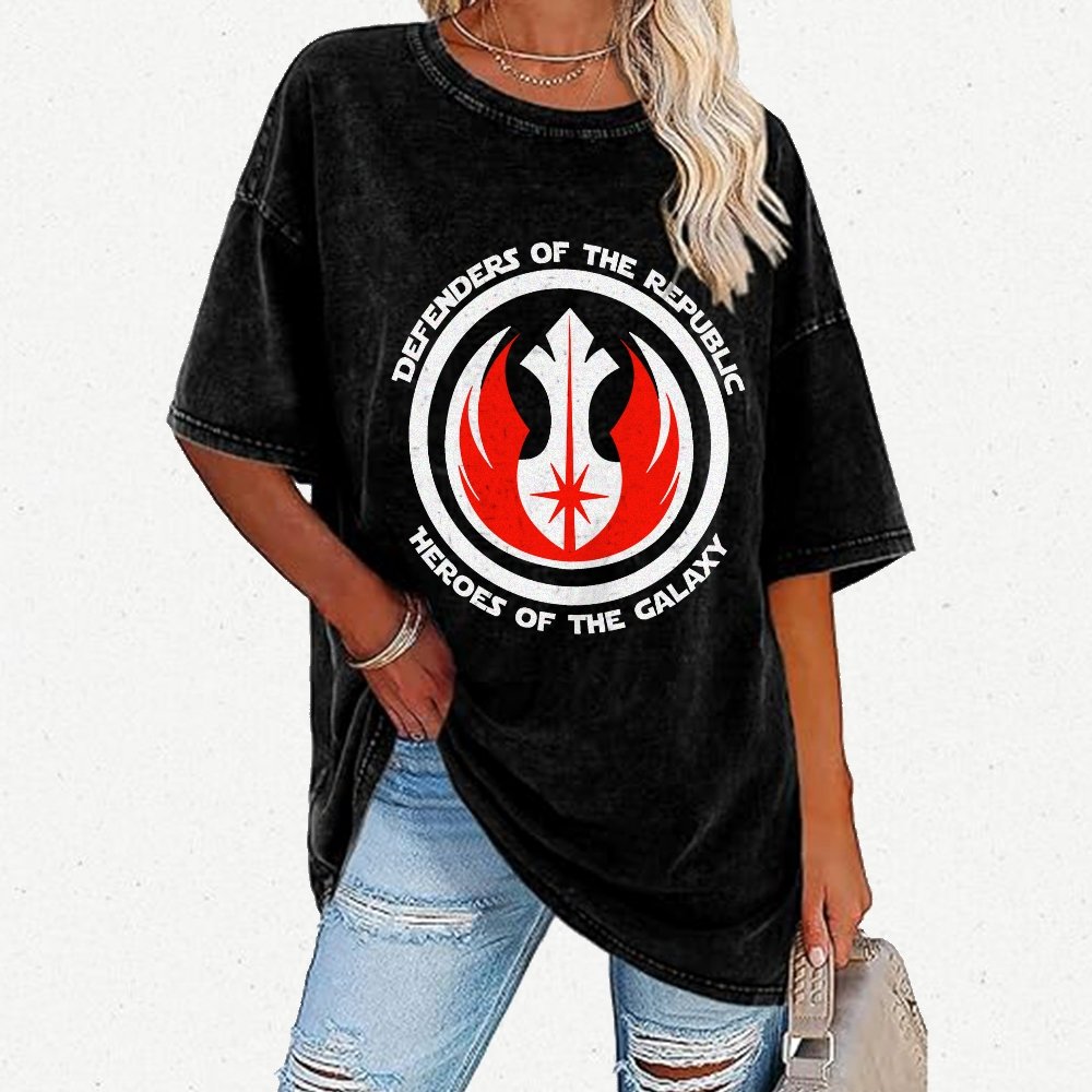 Protectors Of The Realm Heroes Of The Cosmos Vintage Distressed T-shirt