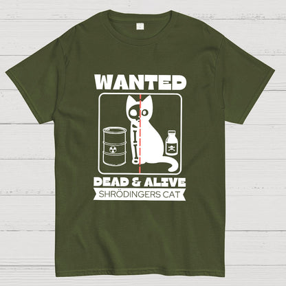 Shrodingers Cat , Funny Cat Geeky T-Shirt
