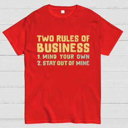 Two Rules of Business Geek T-Shirt
