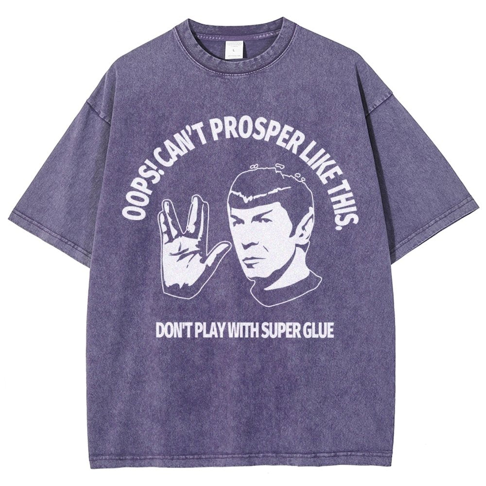 Oops! Can’t prosper like this Vintage Distressed T-shirt